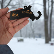 Ornament - CUSTOM - Massachusetts State with Cities