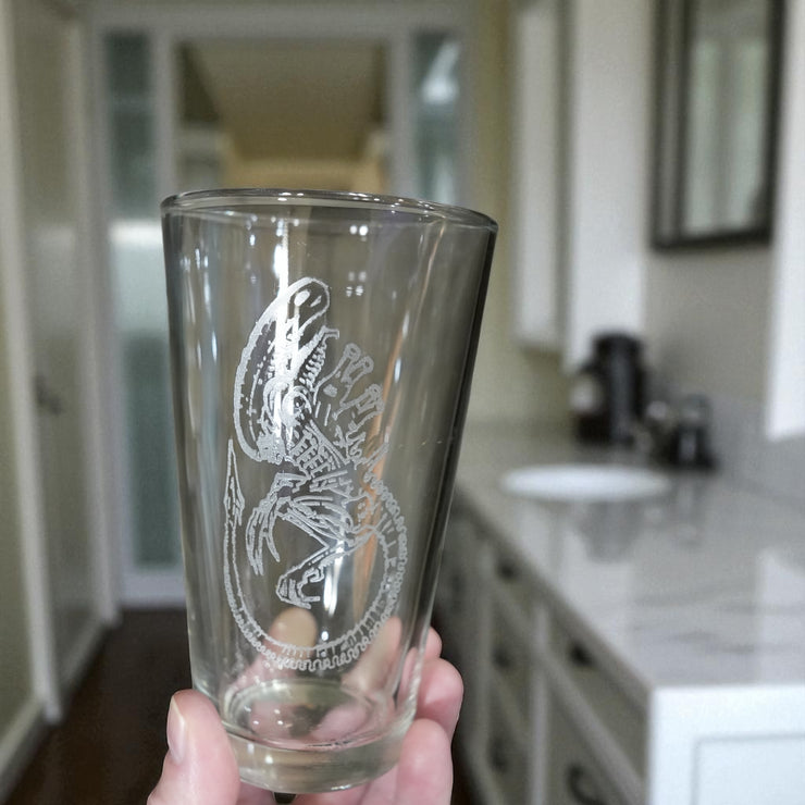 16oz Beer Mug - Alien Fossil