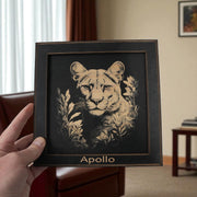 Framed Art - PERSONALIZED - CUSTOM - Panther