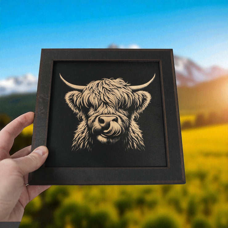 Framed Art - CUSTOM - Highland Cow