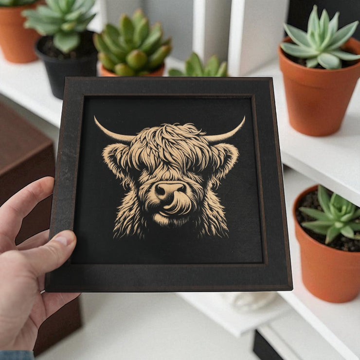 Framed Art - CUSTOM - Highland Cow