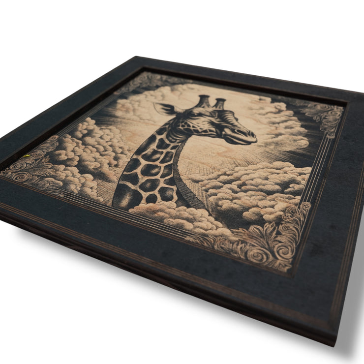 Framed Art - CUSTOM - Giraffe SET of 3 Pictures