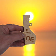 Ornament - CUSTOM - Delaware State with Cities