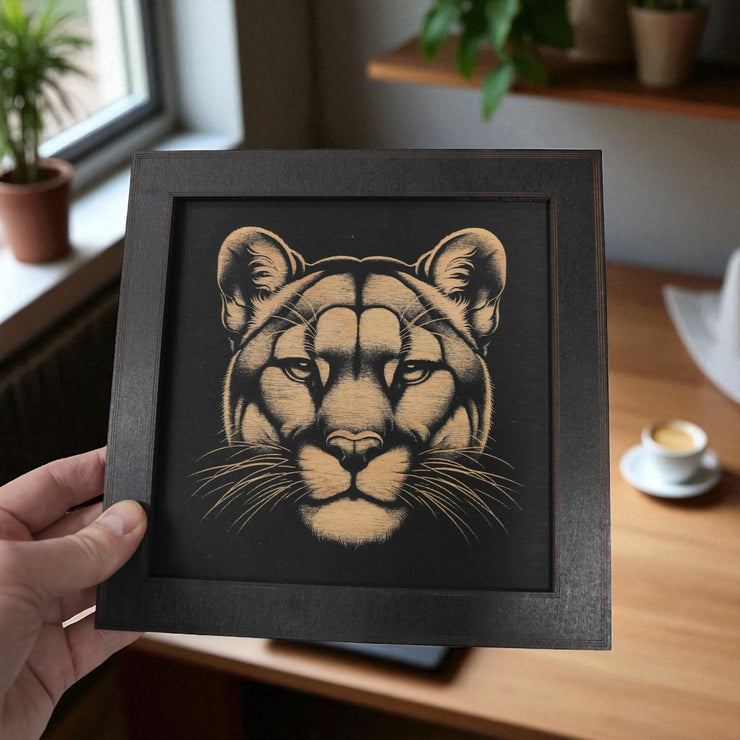 Framed Art - CUSTOM - Mountain Lion
