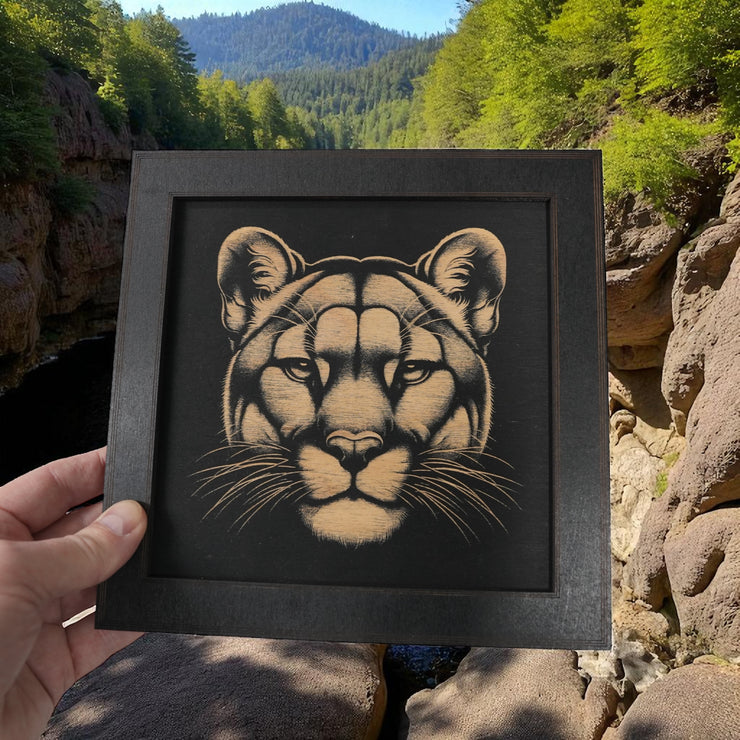 Framed Art - CUSTOM - Mountain Lion