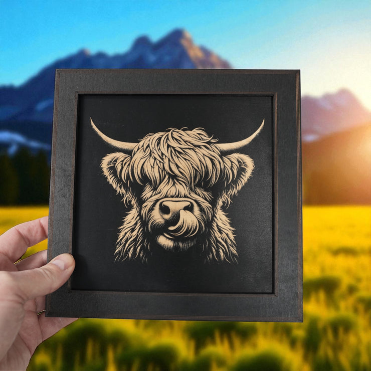 Framed Art - CUSTOM - Highland Cow