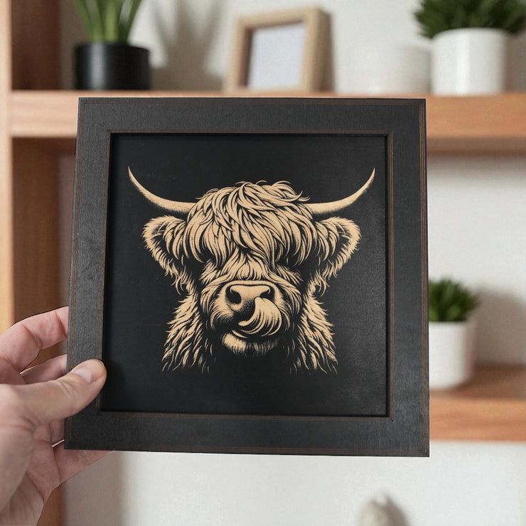 Framed Art - CUSTOM - Highland Cow