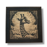 Framed Art - CUSTOM - Giraffe SET of 3 Pictures