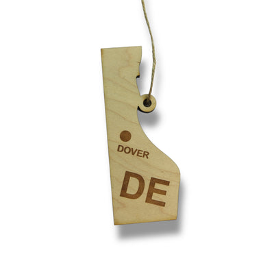 Ornament - CUSTOM - Delaware State with Cities