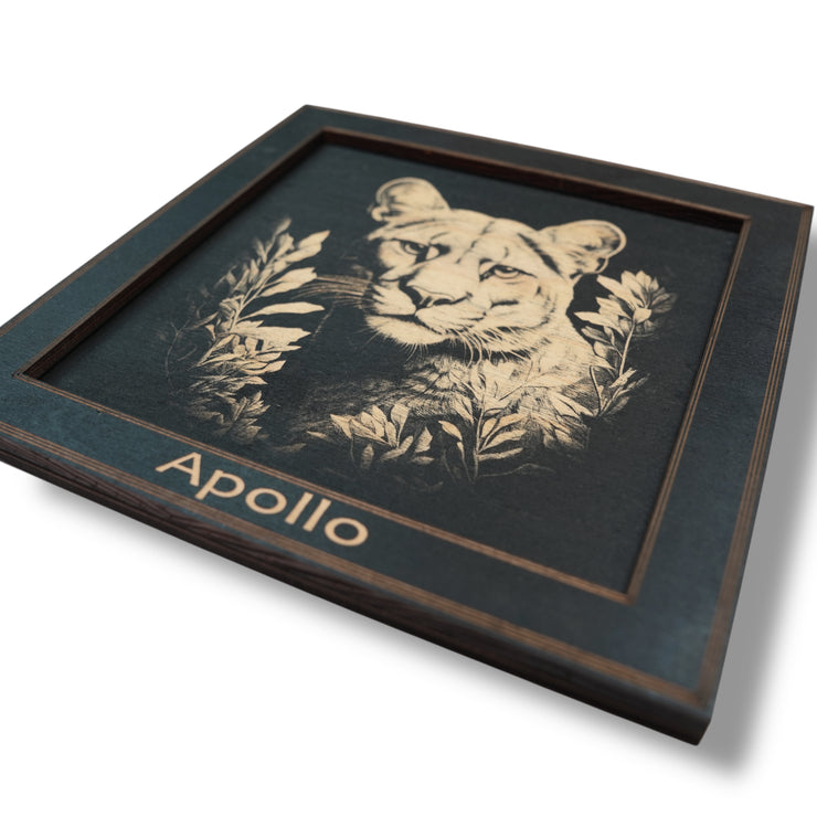 Framed Art - PERSONALIZED - CUSTOM - Panther