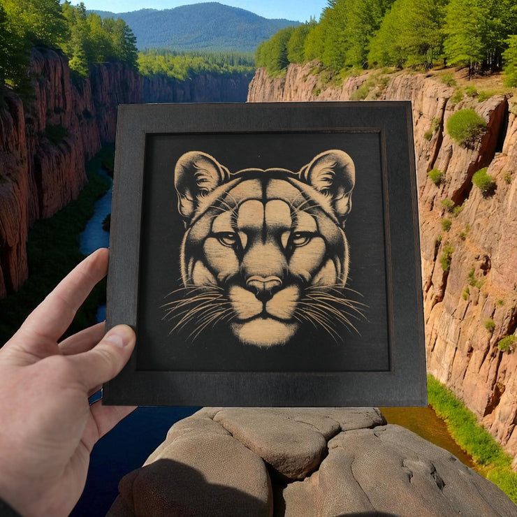 Framed Art - CUSTOM - Mountain Lion