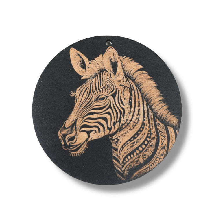 Ornament - Black - Fancy Animals SET of 4