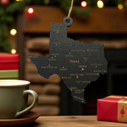 Ornament - CUSTOM - Texas State with Cities