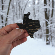 Ornament - CUSTOM - Texas State with Cities