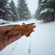 Ornament - CUSTOM - North Carolina State with Cities