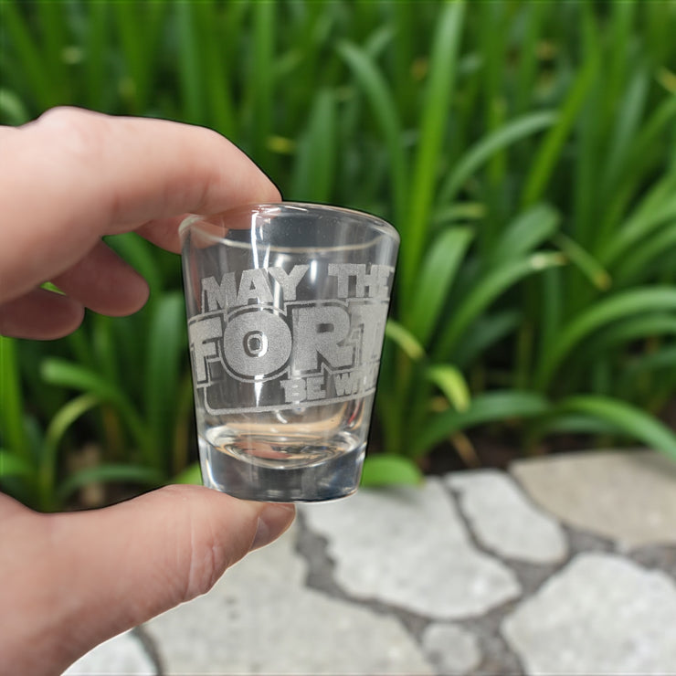 2oz May the Forties be with You Shot glass
