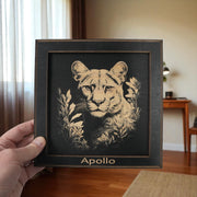 Framed Art - PERSONALIZED - CUSTOM - Panther