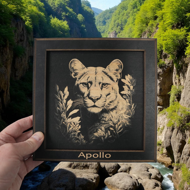 Framed Art - PERSONALIZED - CUSTOM - Panther
