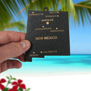 Ornament - CUSTOM - New Mexico State with Cities