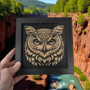 Framed Art - CUSTOM - Owl