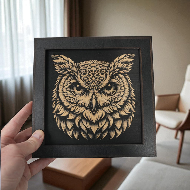 Framed Art - CUSTOM - Owl