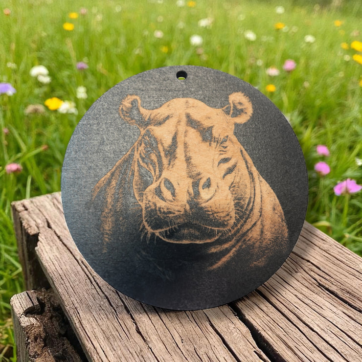 Ornament - Black - Safari SET of 4