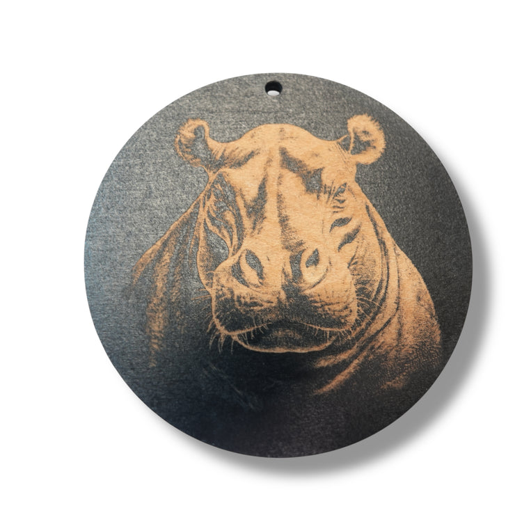 Ornament - Black - Safari SET of 4