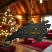 Ornament - CUSTOM - North Carolina State with Cities