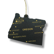 Ornament - CUSTOM - Oregon State with Cities