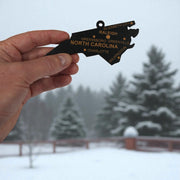 Ornament - CUSTOM - North Carolina State with Cities