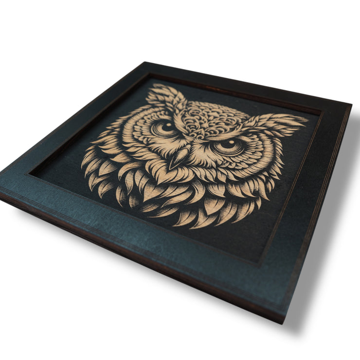 Framed Art - CUSTOM - Owl