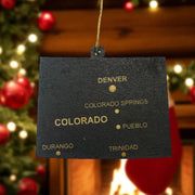 Ornament - CUSTOM - Colorado State with Cities