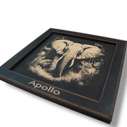 Framed Art - PERSONALIZED - CUSTOM - Elephant