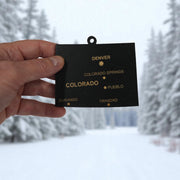 Ornament - CUSTOM - Colorado State with Cities