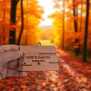 Ornament - CUSTOM - North Dakota State with Cities