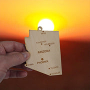Ornament - CUSTOM - Arizona State with Cities
