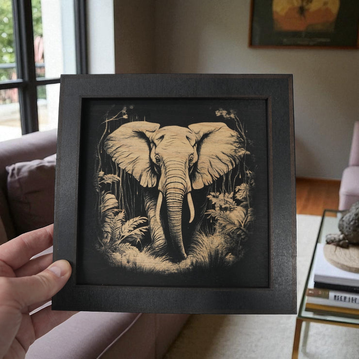 Framed Art - CUSTOM - Elephant