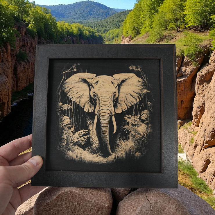 Framed Art - CUSTOM - Elephant