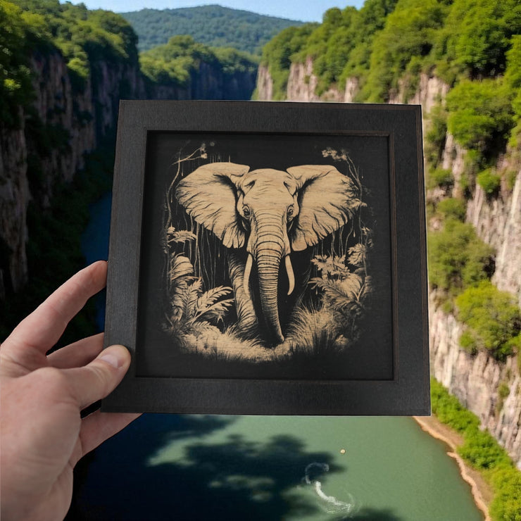 Framed Art - CUSTOM - Elephant