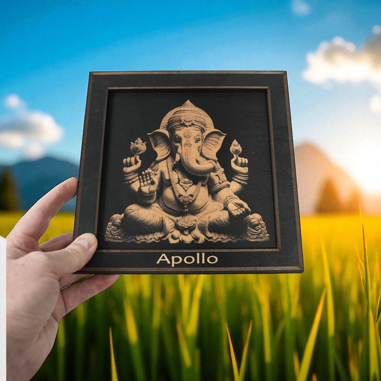 Framed Art - PERSONALIZED - CUSTOM - Ganesh