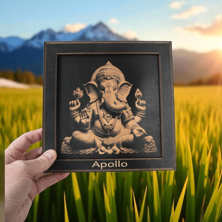 Framed Art - PERSONALIZED - CUSTOM - Ganesh