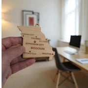 Ornament - CUSTOM - Missouri State with Cities