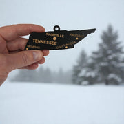 Ornament - CUSTOM - Tennessee State with Cities