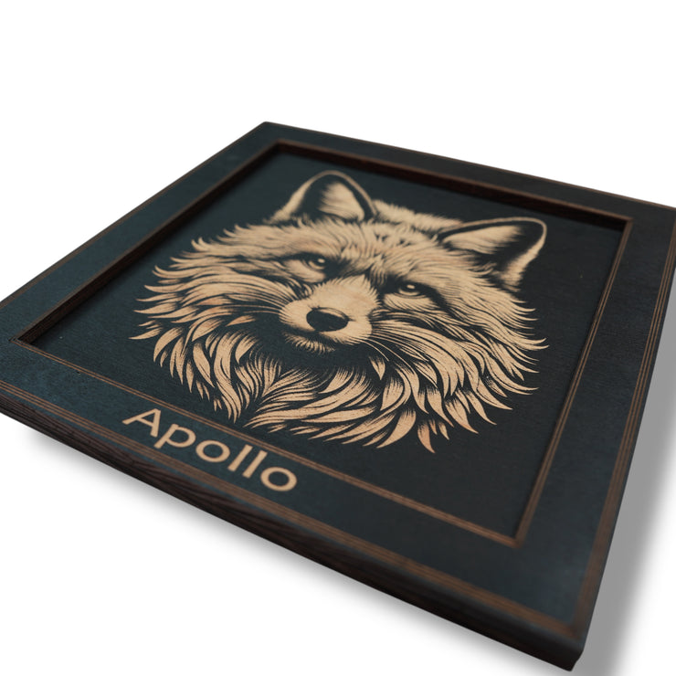 Framed Art - PERSONALIZED - CUSTOM - Fox