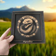Framed Art - PERSONALIZED - CUSTOM - Coiled Snake