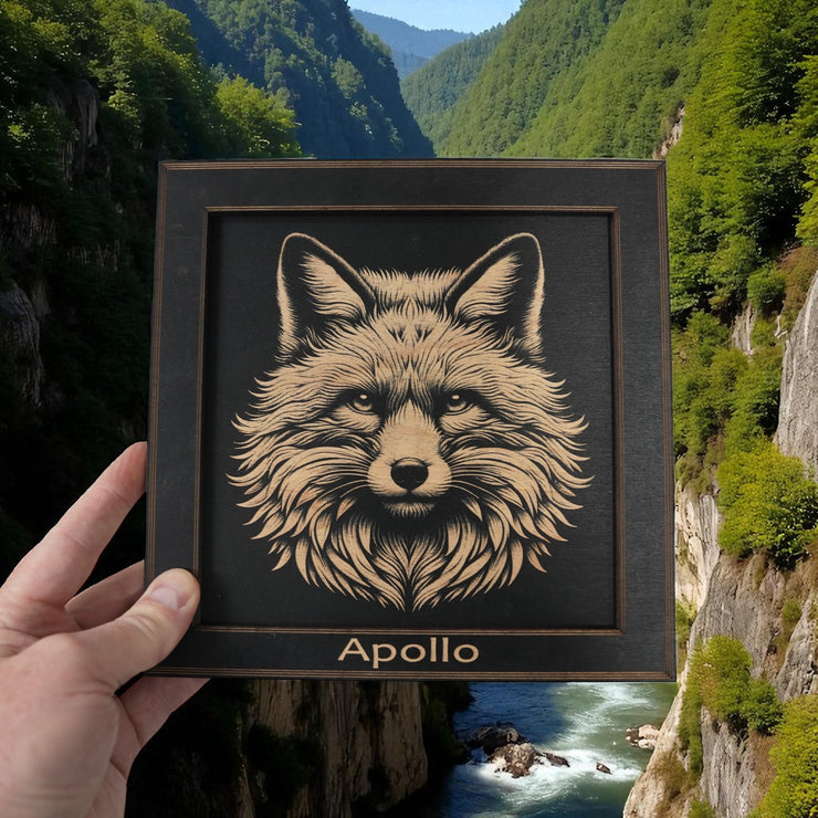 Framed Art - PERSONALIZED - CUSTOM - Fox