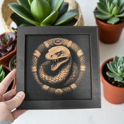 Framed Art - CUSTOM - Coiled Snake