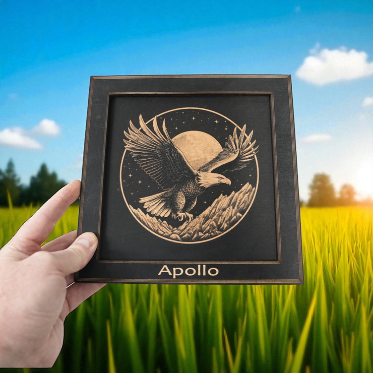 Framed Art - PERSONALIZED - CUSTOM - Eagle