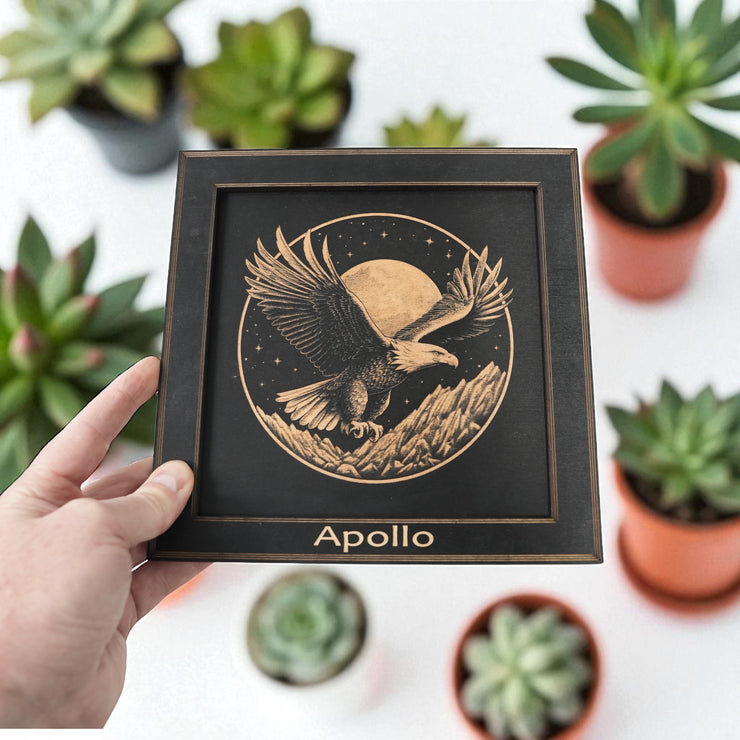 Framed Art - PERSONALIZED - CUSTOM - Eagle