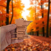 Ornament - CUSTOM - Minnesota State with Cities